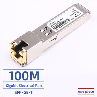 Gigabit Electrical Sfp Rj45 Transceiver 10G Transceiver Modules SFP-GE-T