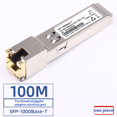 Gigabit Electrical Sfp Rj45 Transceiver 10G Transceiver Modules SFP-GE-T